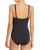 Sunseeker Basix Twist Front One Piece Swimwear.