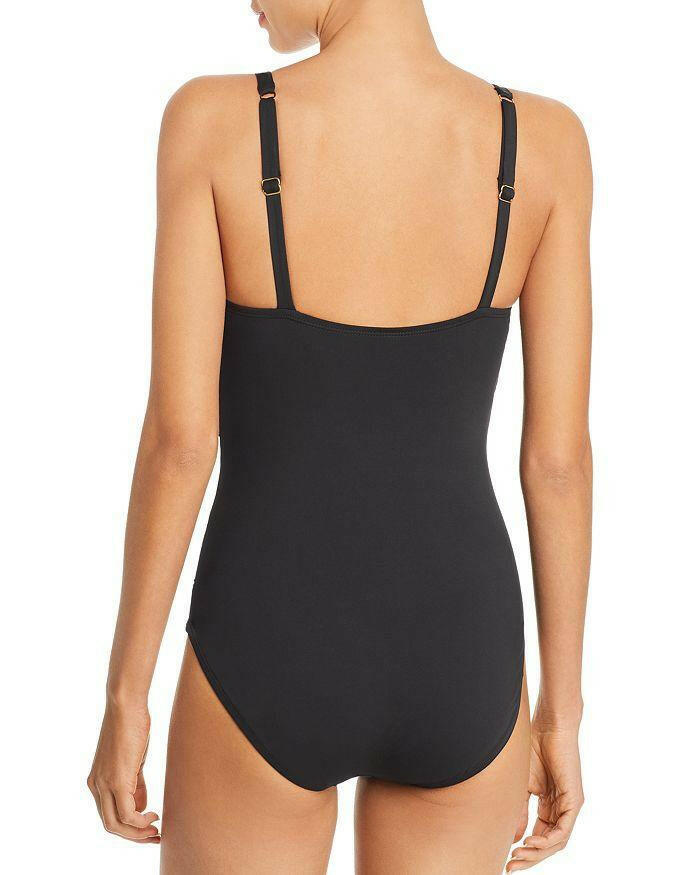 Sunseeker Basix Twist Front One Piece Swimwear.