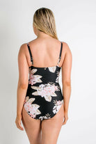 Sunseeker SS51424DDE Albury DD/E Square Neck One Piece Black.