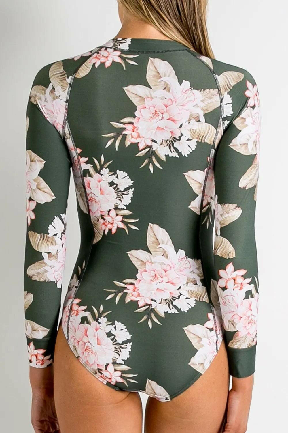 Sunseeker SS91728 Albury Surfer One Piece Surfsuit - Forest.