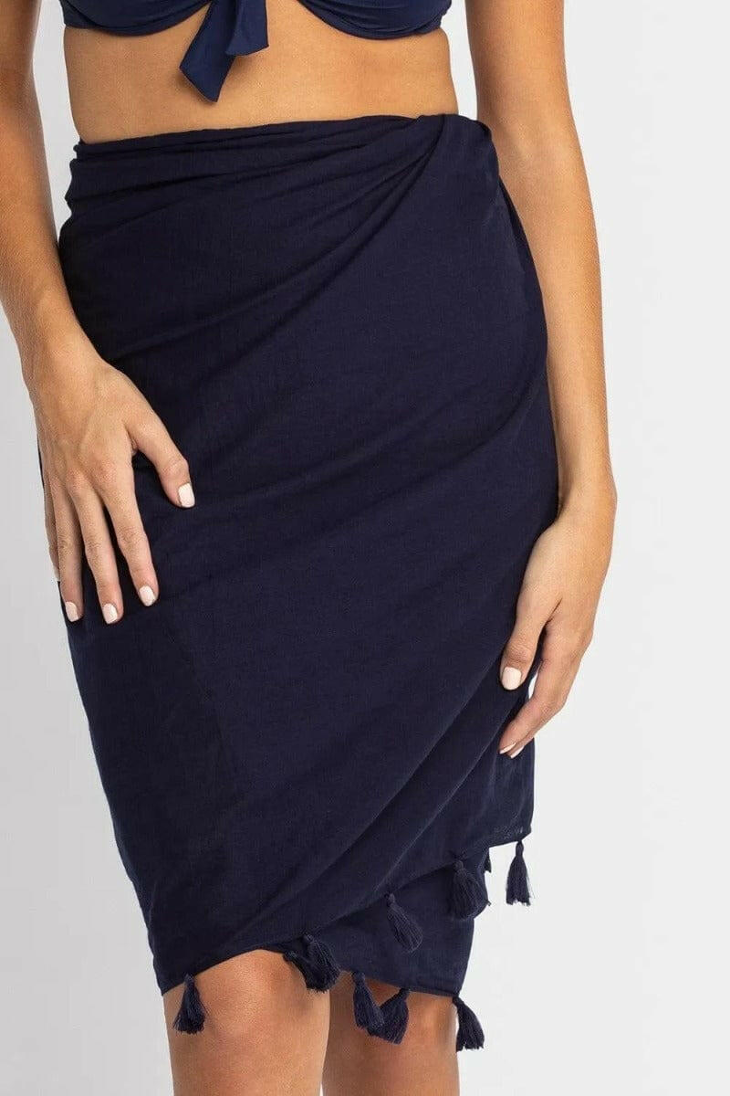 Sunseeker Tassel Wrap Cotton Sarong.