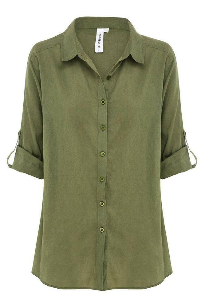 Sunseeker Basix Folklore Slouch Shirt.