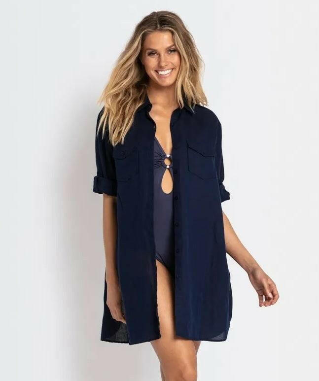 Sunseeker Coast Cotton Button Through Shirt.