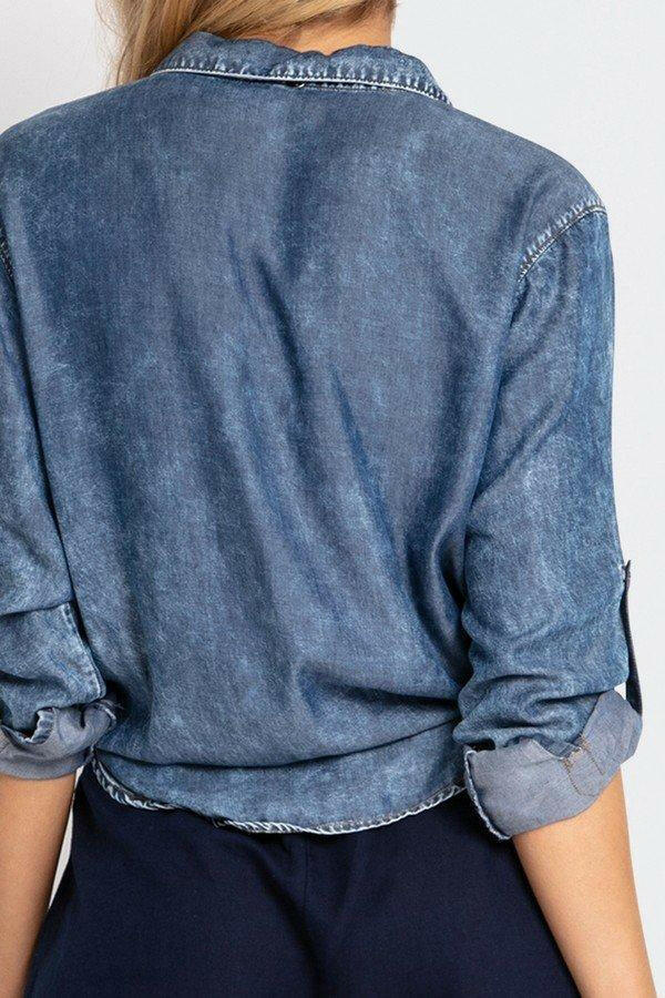 Sunseeker Coast Denim Slouch Shirt.