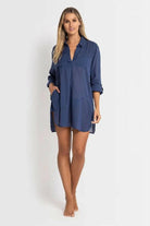 Sunseeker Resort Painters Shirt Denim.