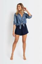 Sunseeker Coast Denim Slouch Shirt.