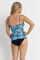 Sunseeker SS12019FG Maldives F/G Bralette Singlet - Blue.