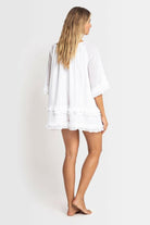 Sunseeker Resort Beach Shift Kaftan White.