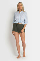 Sunseeker Sail Slouch Shirt Blue Stripe.