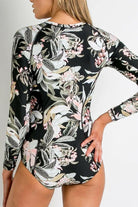 Sunseeker SS91732 La Jungle Seasport Surf Sun Suit One Piece Black.