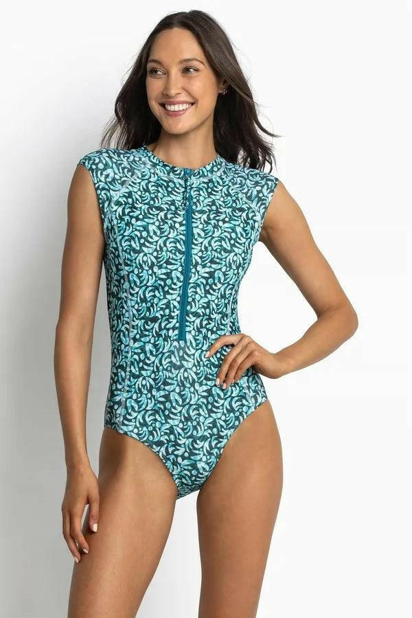SunseekerZeno Seasport Cap sleeve One Piece Surfsuit.