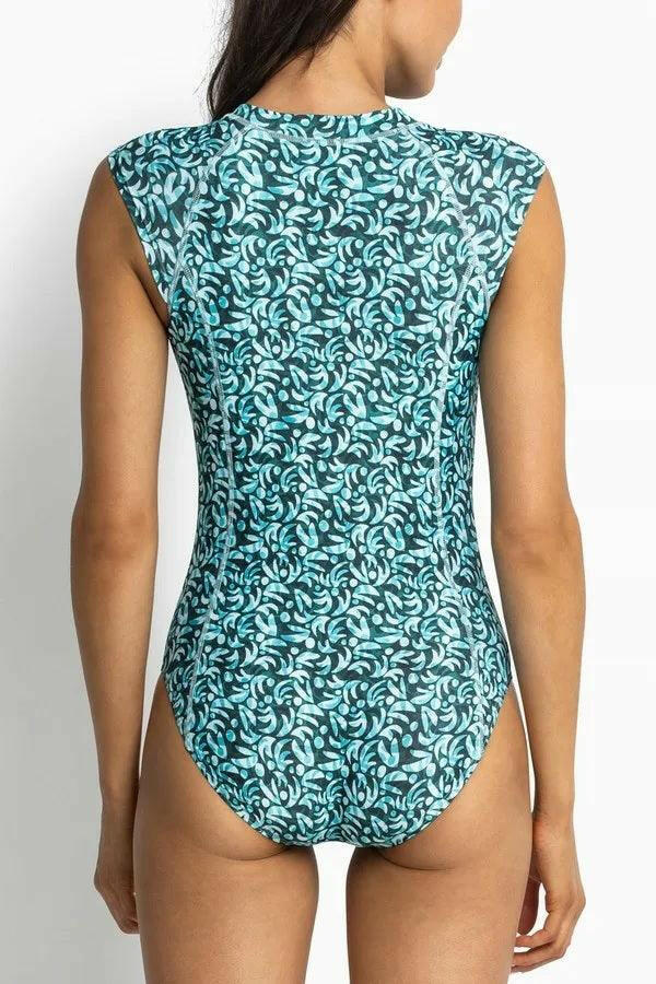 SunseekerZeno Seasport Cap sleeve One Piece Surfsuit.