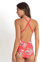 Sunseeker SS51528 Brazil Cross Strap One Piece Coral.