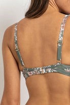 Sunseeker Chelsea Tie Front Bra Sage.
