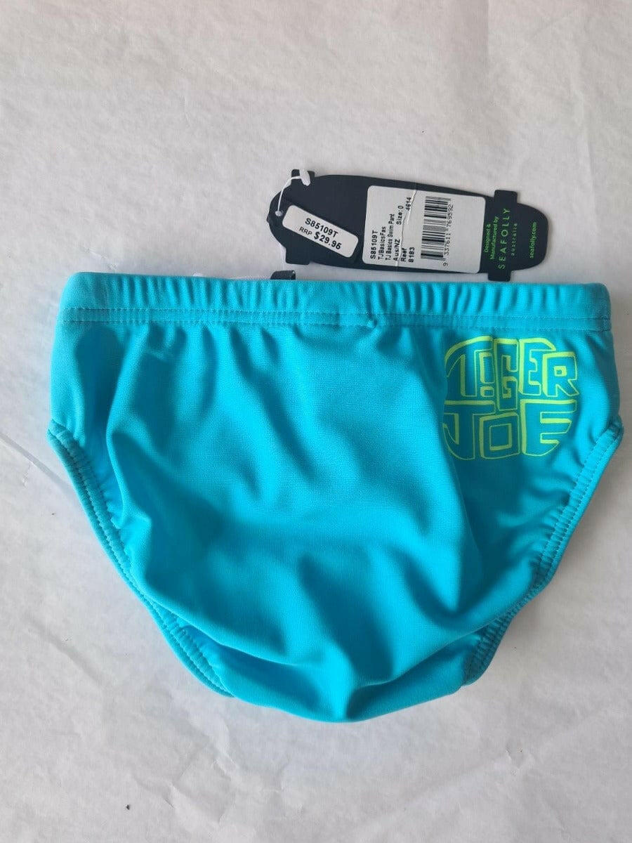 Seafolly Tiger Joe Reef Blue Swim Pant.
