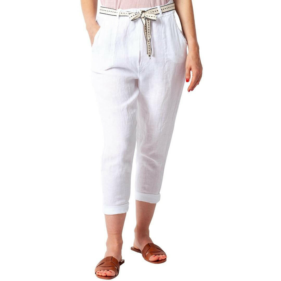 Vera May Annucci Soft 100% Italian Linen Pant.