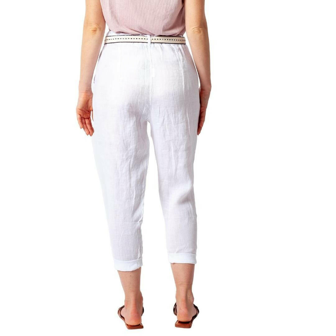 Vera May Annucci Soft 100% Italian Linen Pant.