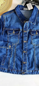 Wakee Denim Jacket Dark Washed Denim.