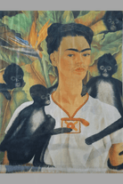 Zura Frida Kahlo 100% Cotton Scarf - Monkey.